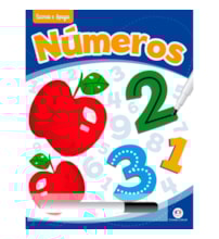 Livro Escreva e apague Números Livro Escreva e apague Números