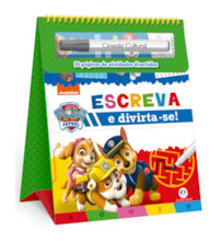 Livro Escreva e apague Patrulha Canina - escreva e apague espiral