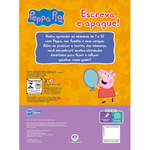 Peppa Pig - Meus primeiros desenhos (Em Portugues do Brasil): Ciranda  Cultural: 9788538087311: : Books