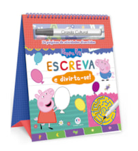 Livro Escreva e apague Peppa pig - escreva e apague espiral