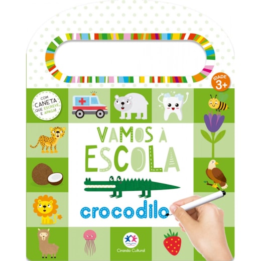 Livro Escreva e apague Vamos à escola