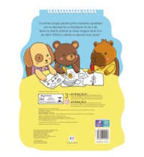 Livro Espiral recortado com canetinhas Animais Amigos: Colorir com Adesivos e Canetinhas
