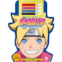 Livro Espiral recortado com canetinhas Boruto - Conheça a turma
