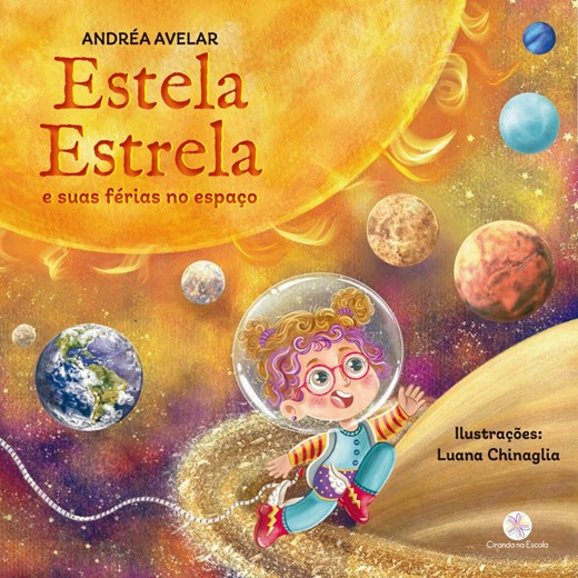 Livro Estela Estrela e suas férias no espaço