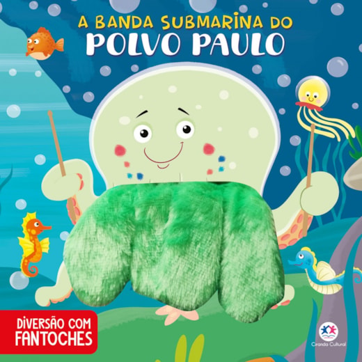 Livro Fantoche A banda submarina do polvo Paulo