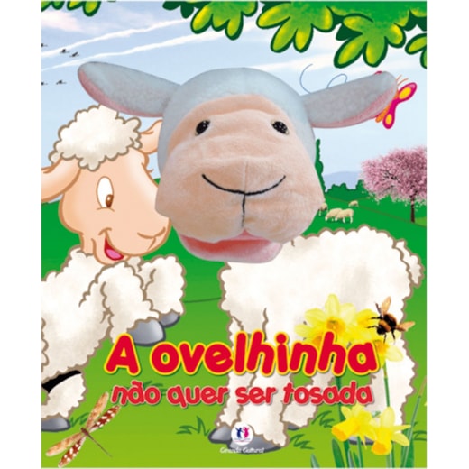 Livro Fantoche A ovelhinha que nao quer ser tosada