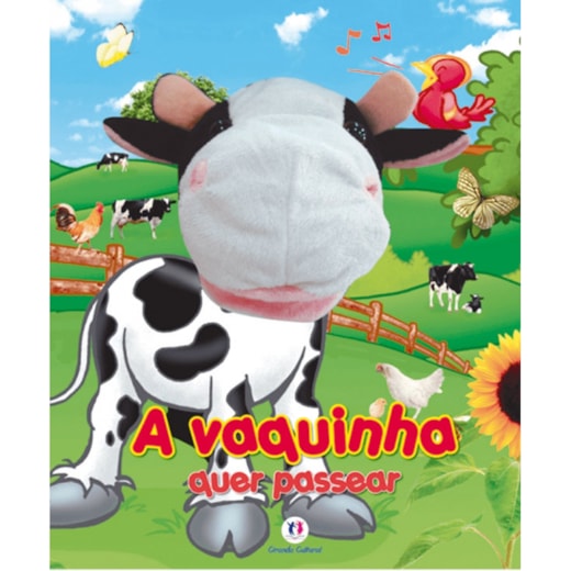 Livro Fantoche A vaquinha quer passear