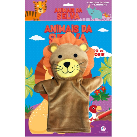 Livro Fantoche Animais da selva