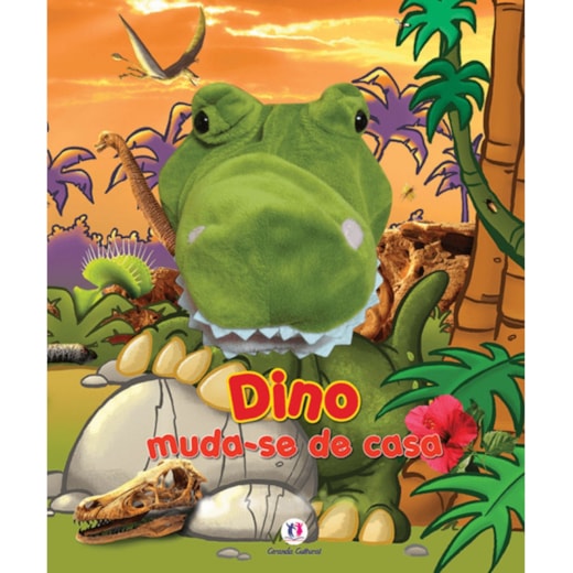 Livro Fantoche Dino, muda-se de casa