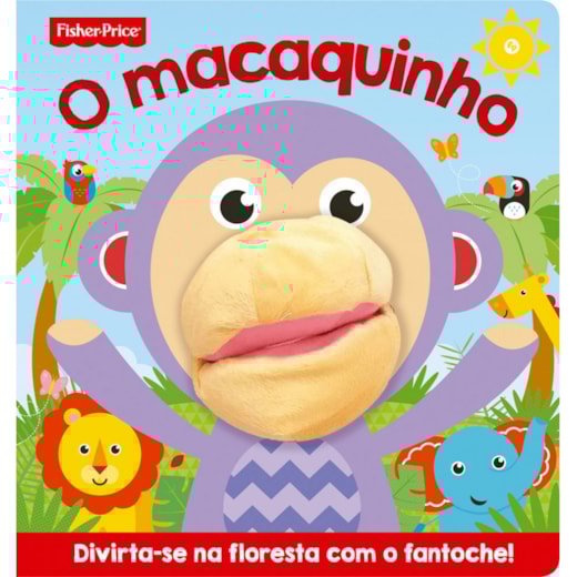 Livro Fantoche Fisher-Price - Little monkey