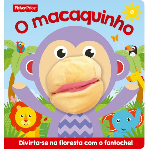 Livro Fantoche Fisher-Price - O macaquinho