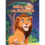 Livro Fantoche Leão, o rei da floresta - Livro de história + Fantoche