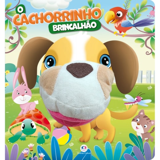 Livro Fantoche O Cachorrinho Brincalhão