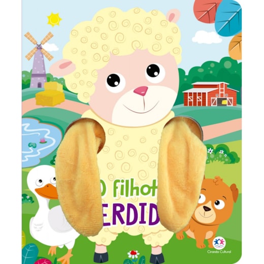 Livro Fantoche O filhote perdido - Com dedoche