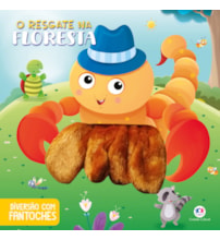 Livro Fantoche O resgate na floresta