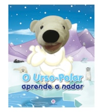 Livro Fantoche O urso-polar aprende a nadar