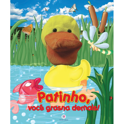 Livro Fantoche Patinho,voce grasna demais