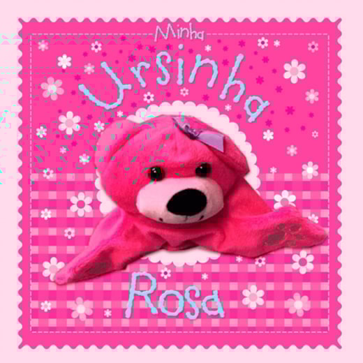 Livro Fantoche Pretty pink bear