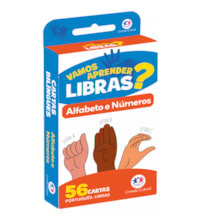 Livro Flash cards Flash cards - Alfabeto e números em Libras - Com QR code para aprender os sinais
