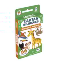 Livro Flash cards Flash Cards Cartas Bilíngues - Animais - Animals