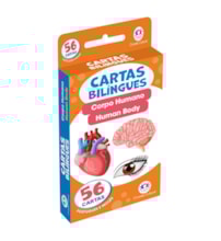 Livro Flash cards Flash Cards Cartas Bilíngues - Corpo humano - Human body