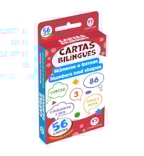 Livro Flash cards Flash Cards Cartas Bilíngues - Números e formas - Numbers and shapes