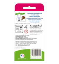 Livro Flash cards Flash cards - Cores e frutas em Libras - Com QR code para aprender os sinais