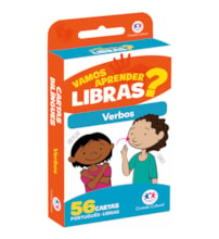 Livro Flash cards Flash cards - Verbos em Libras - Com QR code para aprender os sinais
