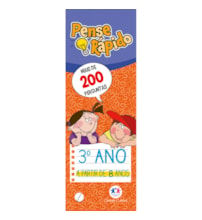 Livro Flash cards Pense rápido - 3º ano