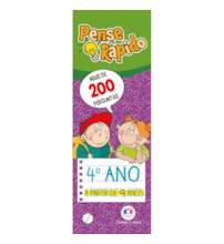 Livro Flash cards Pense rápido - 4º ano