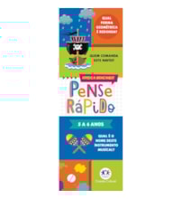 Livro Flash cards Pense rápido -  5 a 6 anos Livro Flash cards Pense rápido -  5 a 6 anos