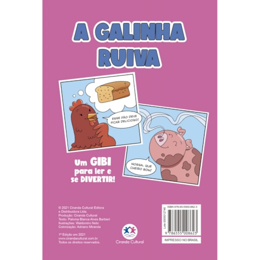 A GALINHA RUIVA/UM LIVRO GIGANTE 