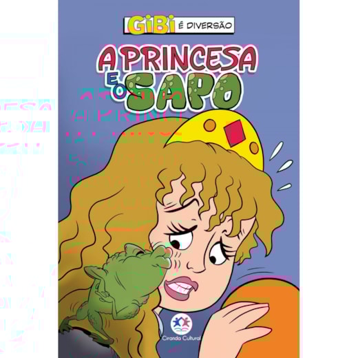 Livro Gibi A princesa e o sapo