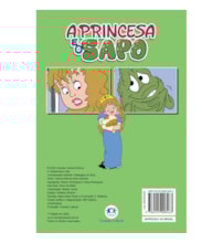 Livro Gibi A princesa e o sapo