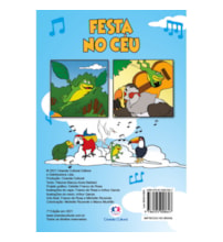 Livro Gibi Festa no céu