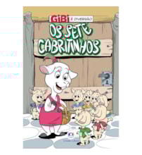 Livro Gibi Os sete cabritinhos