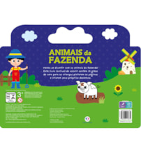 Livro Giz de cera Animais da fazenda