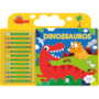 Livro Giz de cera Dinosaur