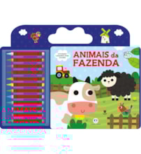 Livro Giz de cera Farmyard