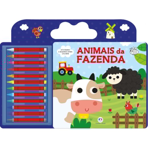 Livro Giz de cera Farmyard
