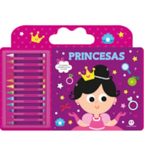 Livro Giz de cera Princesas