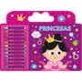 Livro Giz de cera Princesas