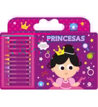 Livro Giz de cera Princess