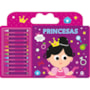 Livro Giz de cera Princess