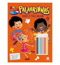 Livro Grampeado 3 Palavrinhas - Deus é tão bom