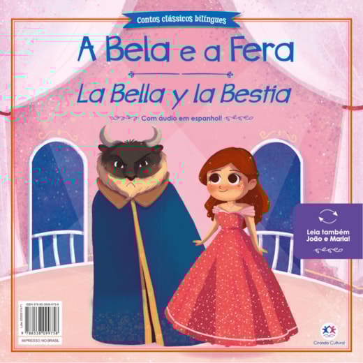 Livro Grampeado A Bela e a Fera e João e Maria