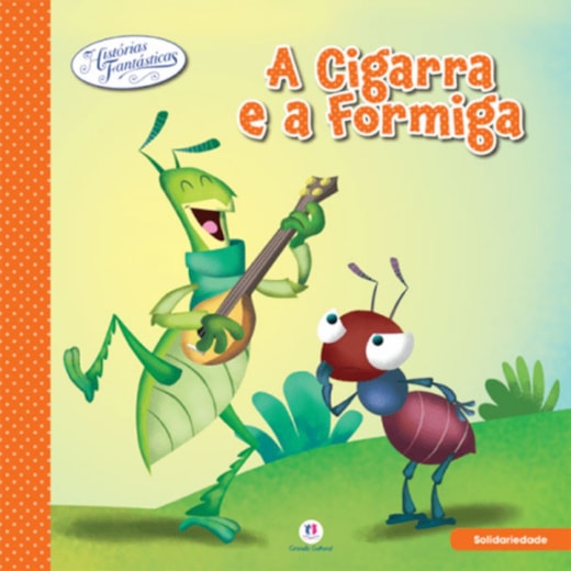 Livro Grampeado A cigarra e a formiga