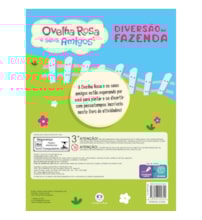 Livro Grampeado A Ovelha Rosa e seus Amigos - Cores da Fazenda