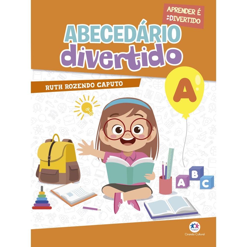 Livro Grampeado Abecedário divertido - Ciranda Cultural
