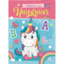 Livro Grampeado Alfabeto com unicórnios